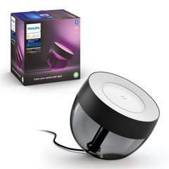 Настільний світильник розумний Philips Hue Iris, 2000K-6500K, RGB, ZigBee, Bluetooth, димування, чорний 
929002376201 photo