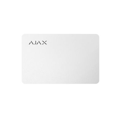 Карта Ajax Pass 100шт, Jeweler, бесконтактная, белый 000022790 photo