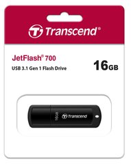 Накопитель Transcend 16GB USB 3.1 Type-A JetFlash 700 Black TS16GJF700 photo