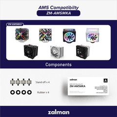 Крепления для AMD AM5 Zalman ZM-AM5MKA, CNPS10X Performa Black/White, CNPS10X Performa ST, CNPS16X Black/White, CNPS17X, CNPS20X ZM-AM5MKA фото