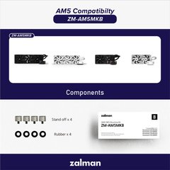 Крепления для AMD AM5 Zalman ZM-AM5MKB, Rezerator5Z24Black/White, Rezerator5Z36Black/White ZM-AM5MKB фото