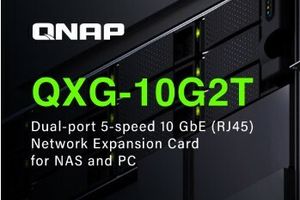 QNAP випустила нову двопортову мережну карту розширення QXG-10G2T 10 GbE photo