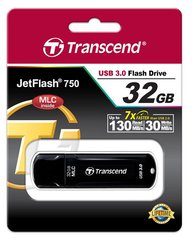 Накопитель Transcend 32GB USB 3.1 Type-A JetFlash 750 Black TS32GJF750K фото
