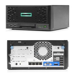 Сервер HPE MicroServer Gen10 Plus v2 E-2314 4-core 16GB-U VROC 4LFF-NHP 180W External PS Server P54649-421 фото