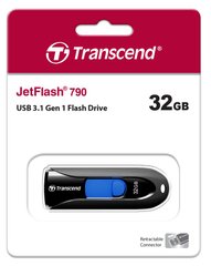 Накопитель Transcend 32GB USB 3.1 Type-A JetFlash 790 Black TS32GJF790K фото