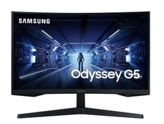 Монитор LCD 27" Samsung Odyssey G5 LC27G55T 2xHDMI, DP, VA, 2560x1440, 144Hz, 1ms, CURVED LC27G55TQBIXCI фото