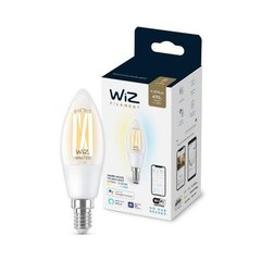 Лампа розумна WiZ, E14, 4.9W, 40W, 470Lm, C35, 2700-6500, філаментна, Wi-Fi 
929003017601 фото