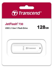 Накопитель Transcend 128GB USB 3.1 Type-A JetFlash 730 White TS128GJF730 photo