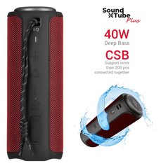 Акустическая система 2E SoundXTube Plus TWS, MP3, Wireless, Waterproof Red 2E-BSSXTPWRD фото