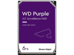 Жесткий диск WD 6TB 3.5" 256MB SATA Purple Surveillance WD64PURZ photo