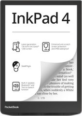 Електронна книга PocketBook 743G InkPad 4, Stardust Silver PB743G-U-CIS photo