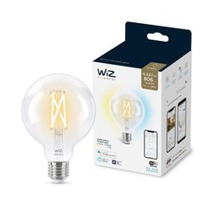 Лампа розумна WiZ, E27, 7W, 60W, 806Lm, G95, 2700-6500, філаментна, Wi-Fi 
929003018201 фото