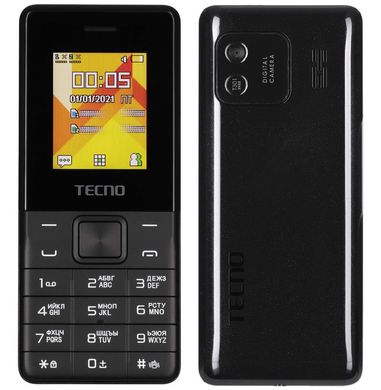 Мобильный телефон TECNO T301 2SIM Phantom Black 4895180778674 фото