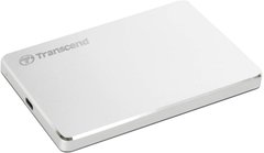 Портативный жесткий диск Transcend 1TB USB 3.1 Type-C StoreJet 25C3S Silver