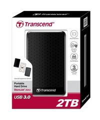 Портативный жесткий диск Transcend 2TB USB 3.1 StoreJet 25A3 Black
