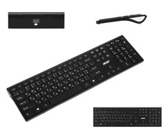 Клавіатура мембранна AcerOKR020, 109key, WL, EN/UKR/RU,чорний