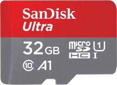 Карта пам'яті SanDisk microSD 32GB C10 UHS-I R100MB/s Ultra SDSQUNR-032G-GN3MN photo