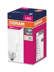Лампа світлодіодна OSRAM LED A60 8,5W 806Lm 2700К E27 
4052899326842 photo