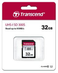 Карта пам'яті Transcend SD 32GB C10 UHS-I R100/W20MB/s TS32GSDC300S фото