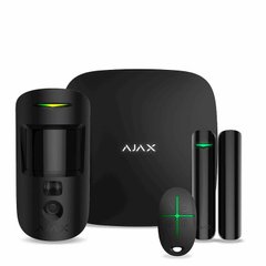 Комплект охранной сигнализации Ajax StarterKit Cam Plus чёрный 000019876 photo