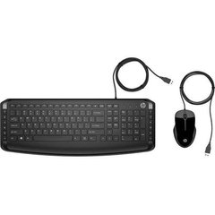 Комплект клавіатура та миша HP Pavilion 200, USB-A, EN/UK, чорний