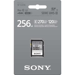 Карта памяти Sony SDXC 256GB C10 UHS-II U3 V60 R270/W120MB/s Entry SFE256.ET4 фото