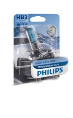 Лампа галогенна Philips HB3 WhiteVision Ultra +60%, 3800K, 1шт/блістер 
9005WVUB1 фото