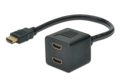 Адаптер ASSMANN HDMI Y 0.2m, black