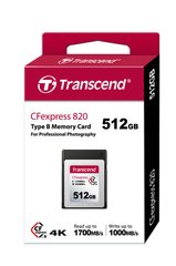 Карта пам'яті Transcend CFexpress 512GB Type B R1700/W1100MB/s TS512GCFE820 фото