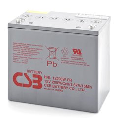 Аккумуляторная батарея CSB 12V 50Ah HRL12200WFR (10 лет) HRL12200WFR фото