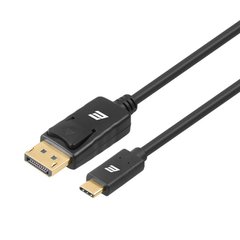 Кабель 2Е USB-C - DisplayPort (AM/AM) 3840*2160@60Hz 1м Black