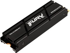 Накопитель SSD Kingston M.2 500GB PCIe 4.0 Fury Renegade + радиатор