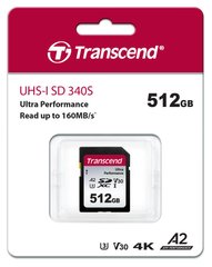 Карта пам'яті Transcend SD 512GB C10 UHS-I U3 A2 R160/W90MB/s 4K TS512GSDC340S photo