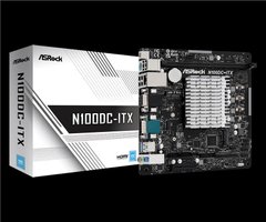 Материнська плата ASRock N100DC-ITX Intel Quad core N100 (up to 3.4GHz) 1xDDR4 M.2 HDMI mITX N100DC-ITX фото
