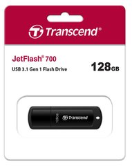 Накопичувач Transcend 128GB USB 3.1 Type-A JetFlash 700 Чорний TS128GJF700 фото